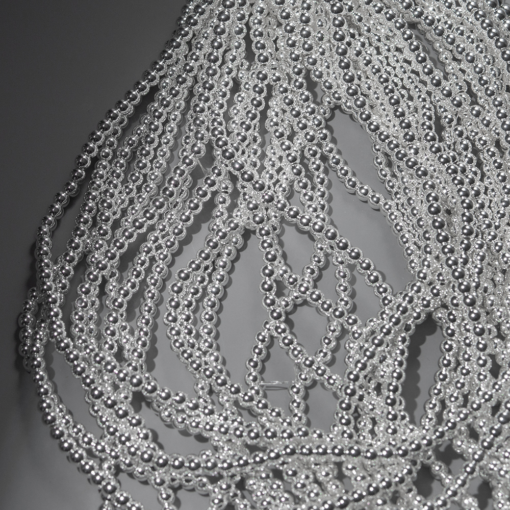 Гематин (гематит), оттенок "Серебристый", шар (разделитель) 4,2мм