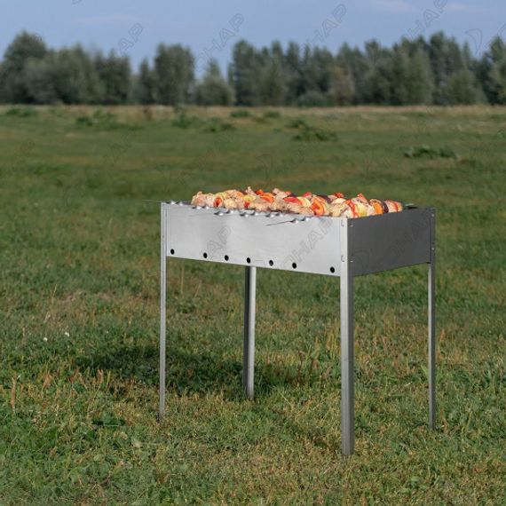 Мангал сборный Helios Light 500x300x500мм, 6 шампуров, сталь 0,7мм (HS-МC.04-Э-1) Helios (0)