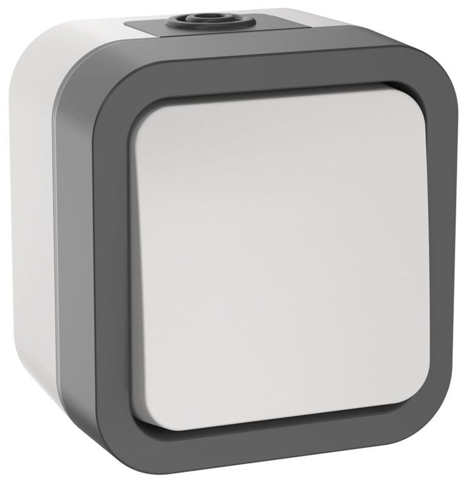 Выключатель 1-кл. 2п ОП TORS TS211 10А IP55 бел. IEK TS-V16-0-10-55-K41