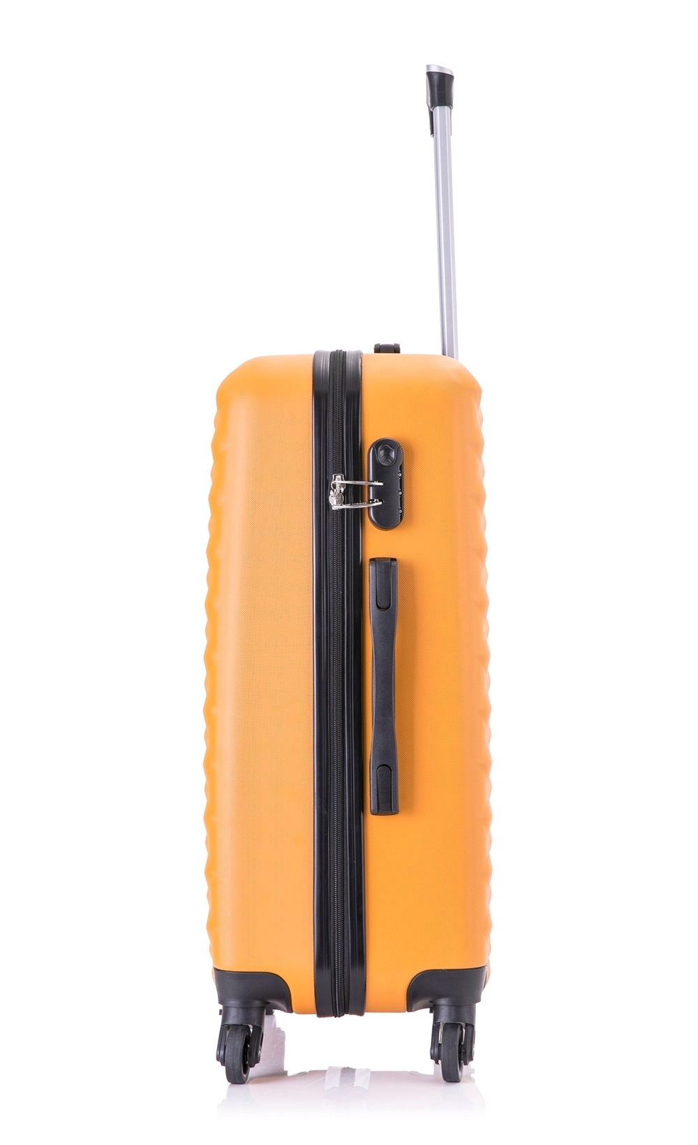 Чемодан на колесах L’case Phatthaya размера L (76х50х29 см), объем 102 литра, вес 3,8 кг, Оранжевый