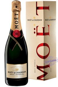 Moet & Chandon Brut Imperial. French champagne. Giftbox. 0,75 L