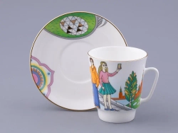 Чашка с блюдцем форма Майская, рисунок Парк Зарядье, арт. 81.32625.00.1