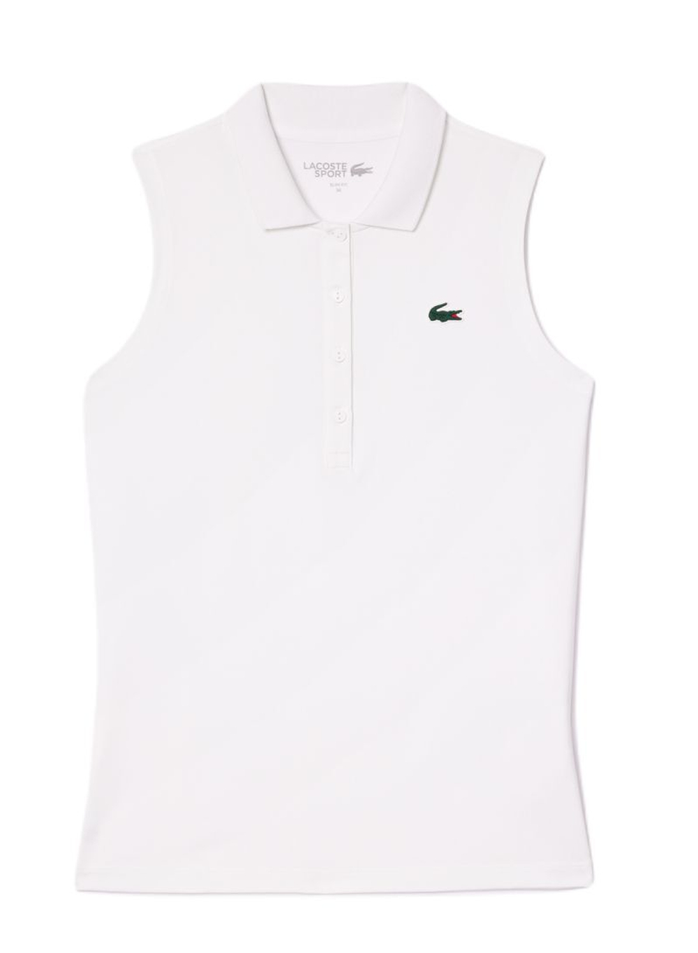 Женское поло Lacoste Ultra-Dry Anti-UV Golf - белый
