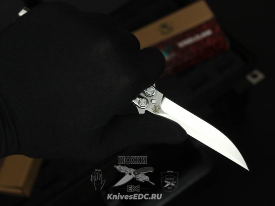 Складной нож STEELCLAW бабочка Секиро-01 c клинком из стали D2, рукоять Stainless Steel