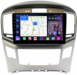 Магнитола для Hyundai H1, Grand Starex 2015-2022 (ШГУ монохром, авто с часами) - FarCar BM9-7000F3 монитор 9" QLED на Android 13, ТОП процессор, 4Гб+32Гб, CarPlay, 4G SIM-слот