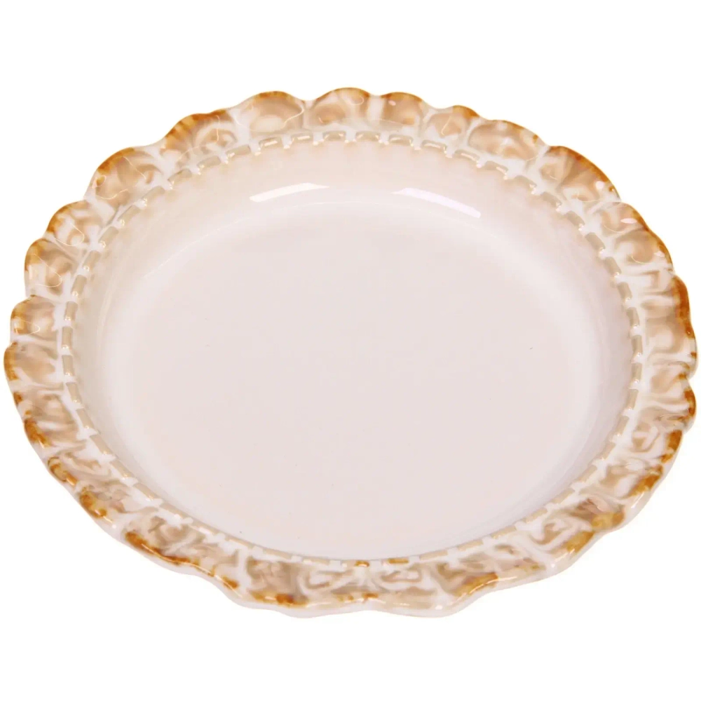 Чайная пара «Верона» (кружка 230мл, блюдце) бежевая