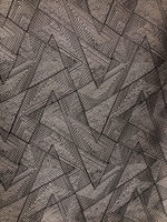 Ткань портьерная Треугольник, цвет коричневый, арткул 327601