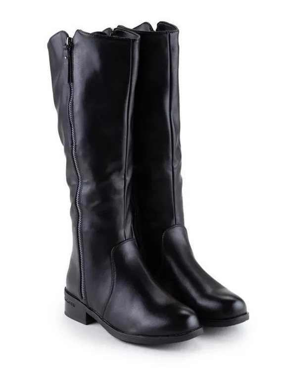 Сапоги женские, цвет чёрный, размер 36