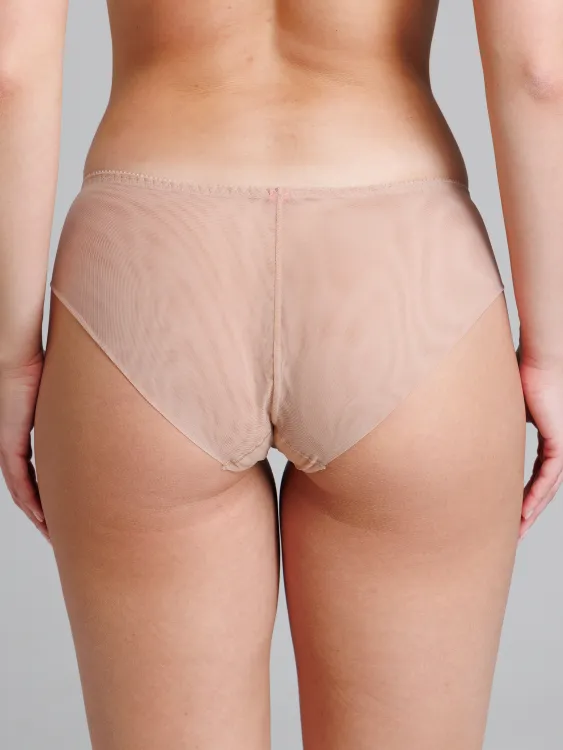 Трусы Zebra бикини (скин/бургундия)