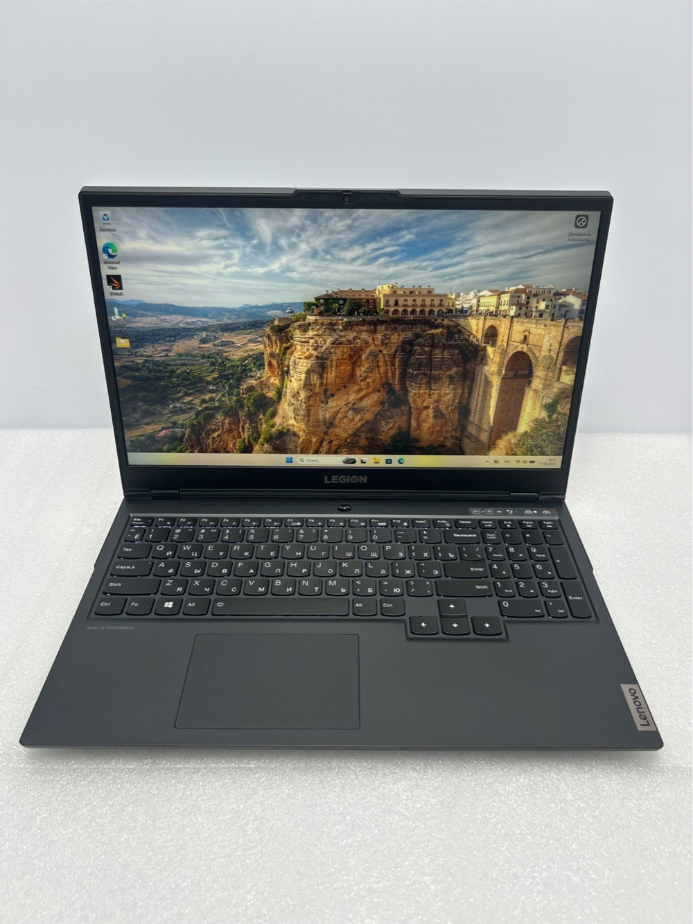 Ноутбук Lenovo Legion 5-15ARH05H (82B1000PRU) 15.6"/AMD Ryzen 7 4800H/RAM 16GB/SSD 1024GB/GeForce GTX 1660 Ti 6 ГБ/1920*1080/IPS 144hz/Windows 11/Подсветка кл-ры: LED/темно-синий. Состояние: B1