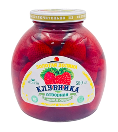 клубника ЗД 580мл ст/б (1х12)
