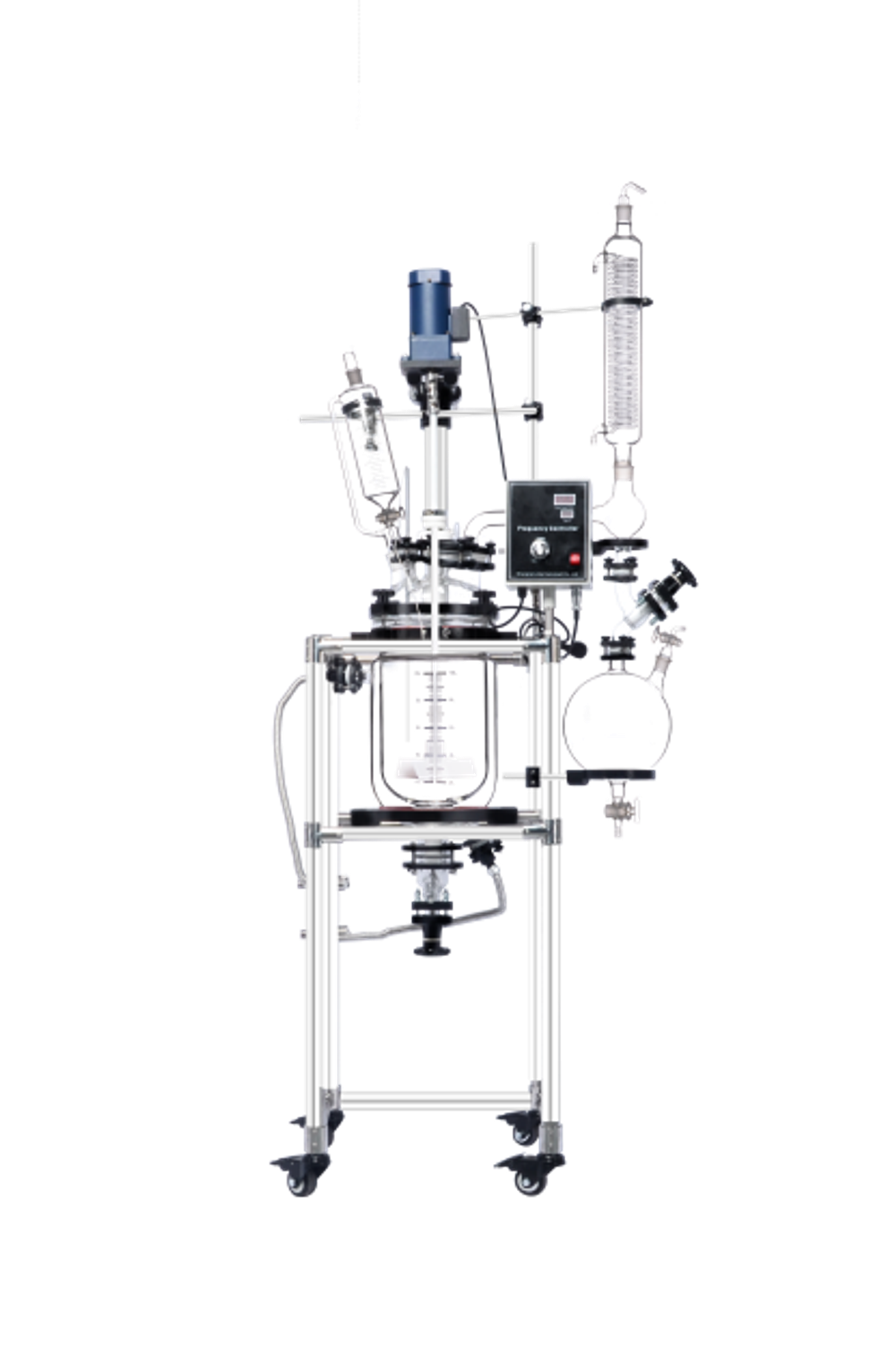 Реактор стеклянный лабораторный S212-10L с рубашкой, 10 л
