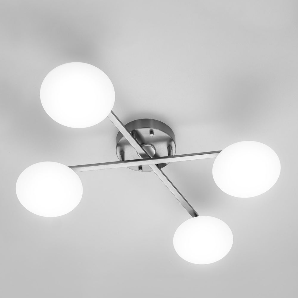 Citilux ATMAN SMART CL226A141 RGB LED Умная люстра Матовый Хром