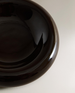 Zara Home Поднос из керамики, цвет коричневый, 16 см