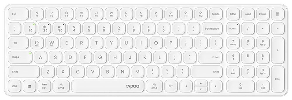 Клавиатура Rapoo E9310М белый