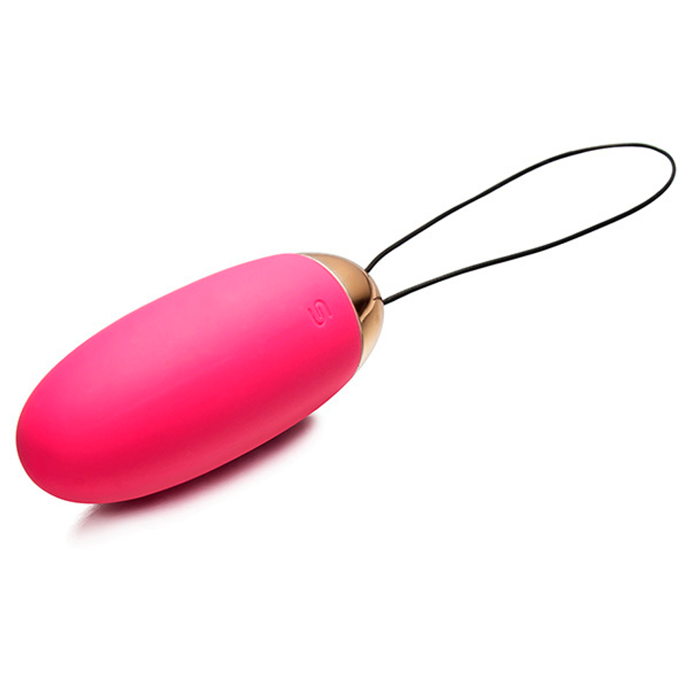 Сливово-розовое виброяйцо 8см с пультом ДУ Svakom Elva SCB-02-PMR