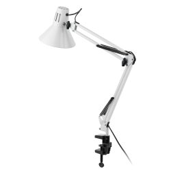Настольный светильник ЭРА N-121-E27-40W-W на струбцине белый