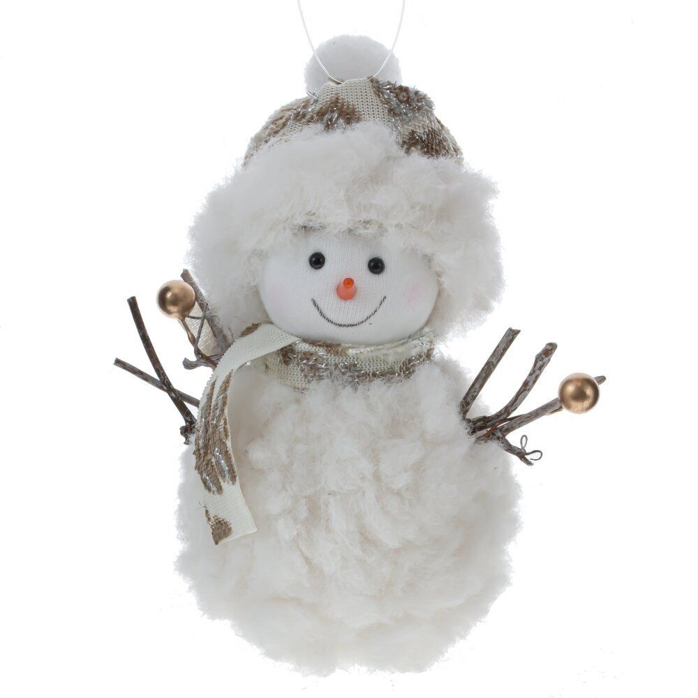 GAEM Изделие декоративное подвесное "Снеговик", L9 W6 H17 см, 3в.