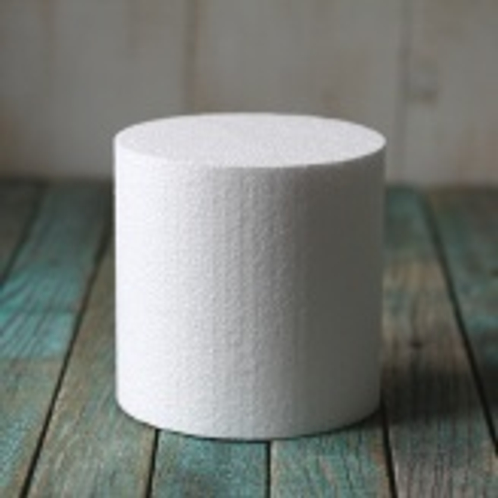 Цилиндр из пенопласта для торта (12 см.* 12см)