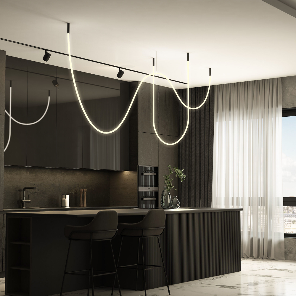 Гибкий неон Elektrostandard Full light 24V 12W 336Led 2835 IP20 круглый теплый белый, 5м