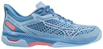 Женские Кроссовки теннисные Mizuno Wave Exceed Tour 5 AC - небесный