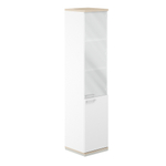 Шкаф 5 уровней узкий со стеклом №6 ALLEGRO (АЛЛЕГРО)