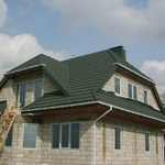 Черепица композитная Metrotile Mistral темно-зеленая