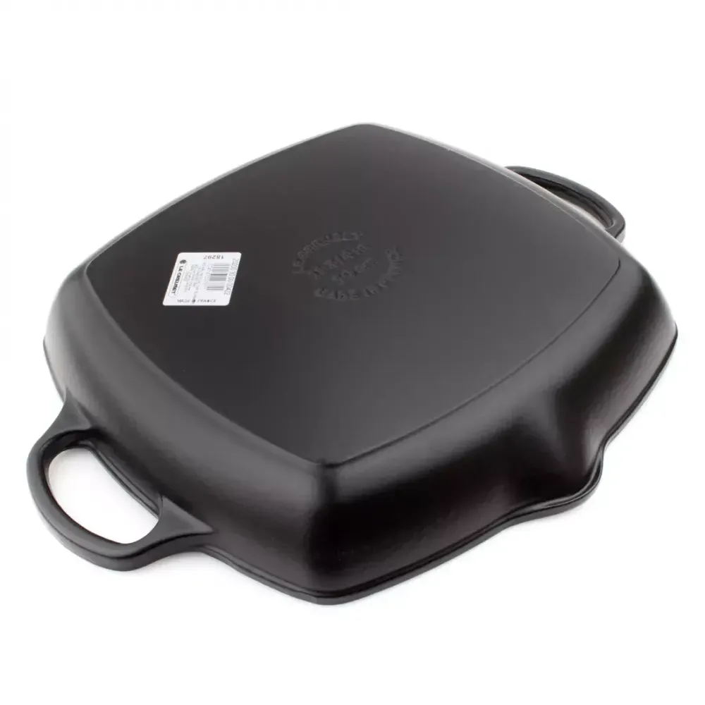 Чугунная сковорода-гриль Le Creuset, 30 см, Черная - 4