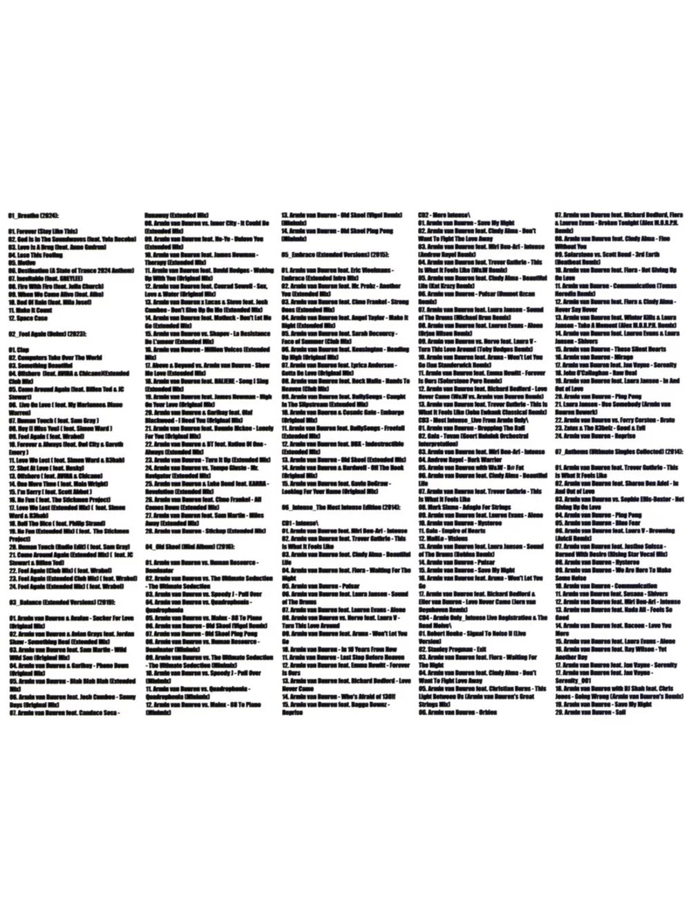 DJ Armin Van Buuren New Collection (Диск CD-MP3)