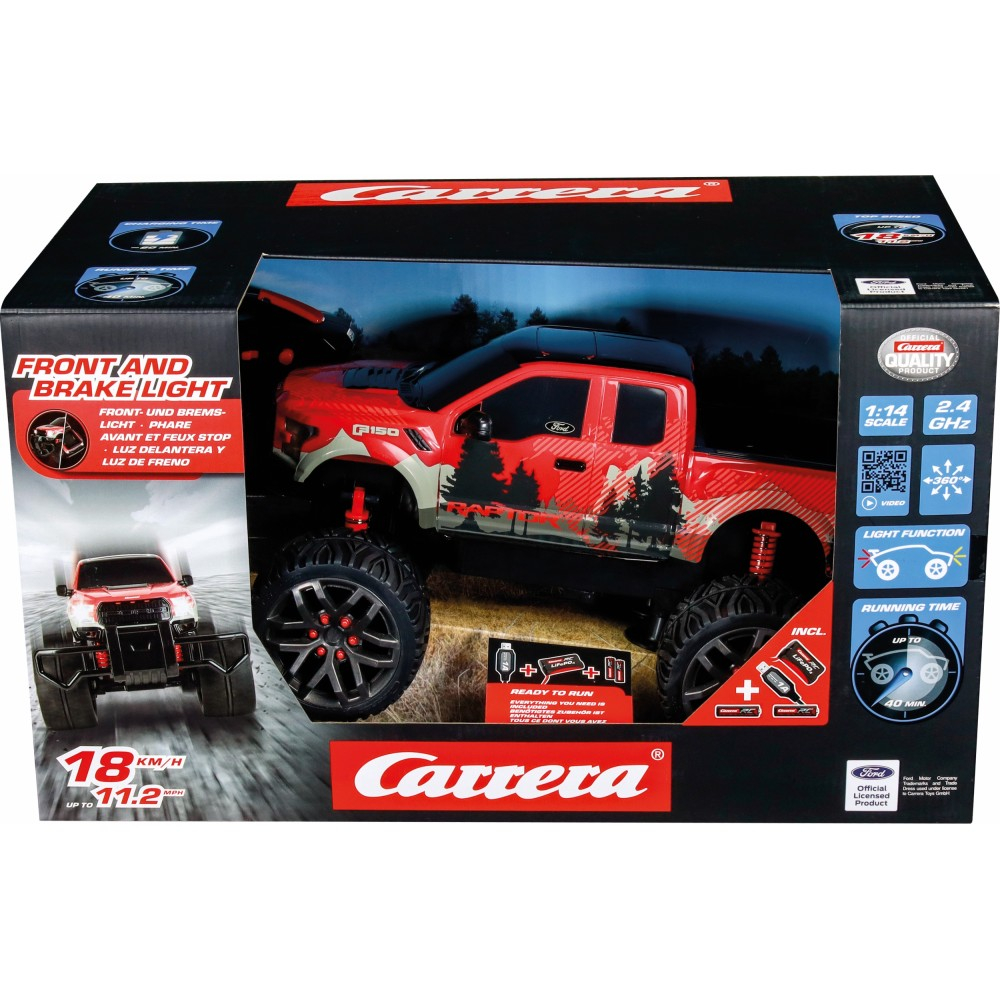 Радиоуправляемый внедорожник Carrera RC Ford F- 142043150 Raptor 1:14 2,4 ГГц — фото 1