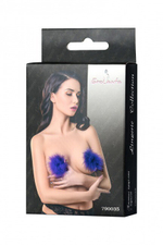 Круглые пестисы с пухом фиолетовые Erolanta (Цвет: фиолетовый)