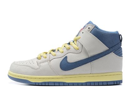 nike dunk high grey blue