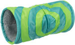 Тоннель для грызунов Trixie Cuddly Tunnel, размер 15х35см., серый / зелёный