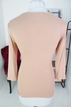 Блузка AMISU бежевая 44 размер