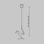 Подвесной светильник Maytoni MOD126PL-01B