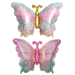 Фольгированный шар-фигура «Нежная бабочка» градиент, 81 см