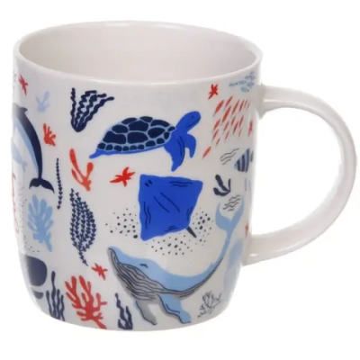 Кружка керамическая 330мл «Дары океана»