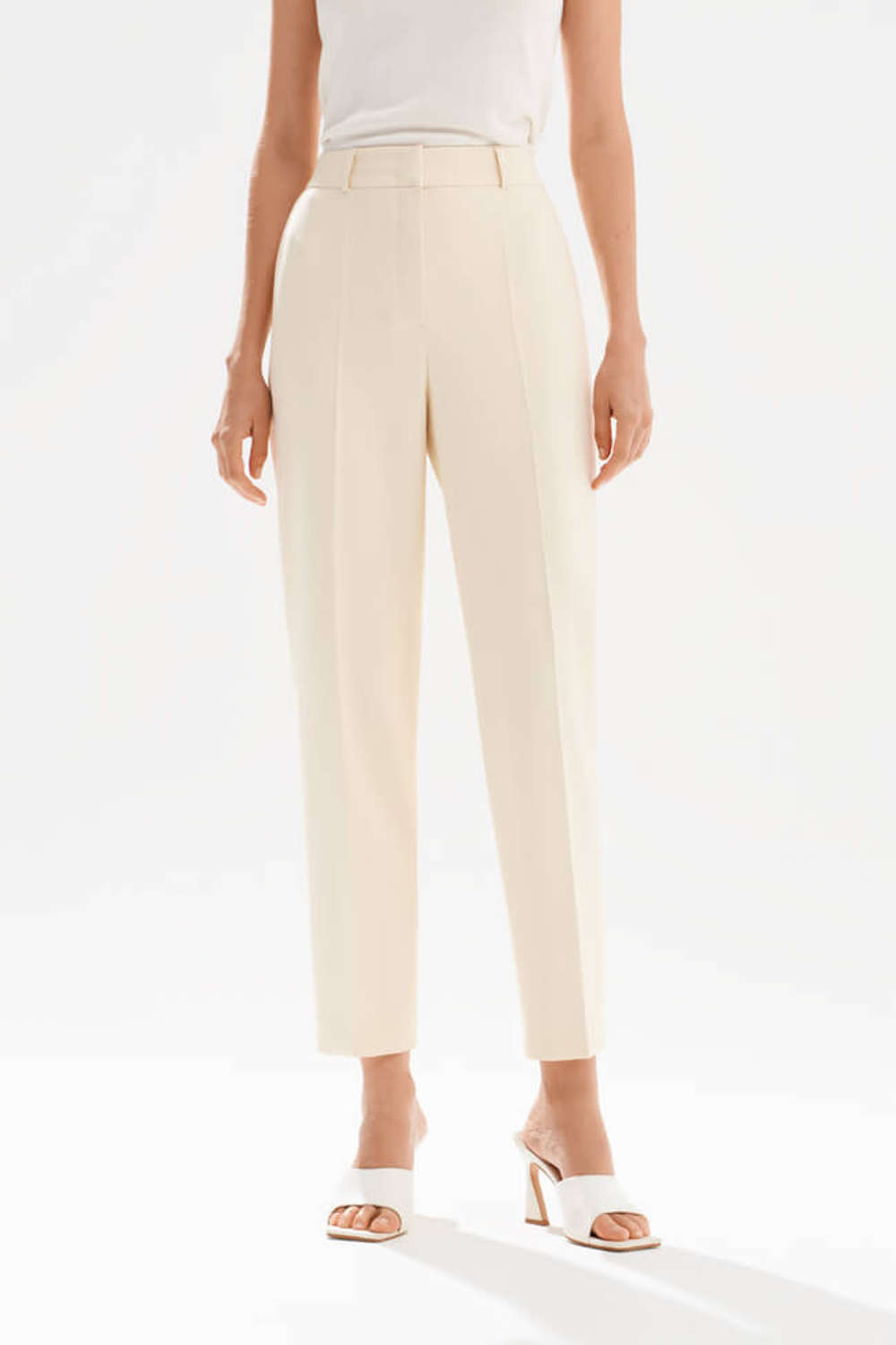 31264 Брюки женские (сливочный)