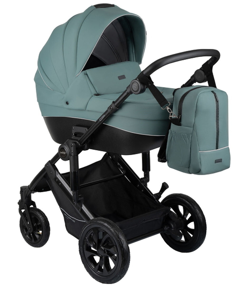 Детская коляска Indigo Coin 3 в 1 зеленый