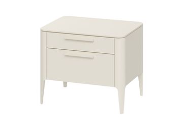 Тумба прикроватная Type 2 ящика ширина 60 см (молочный)