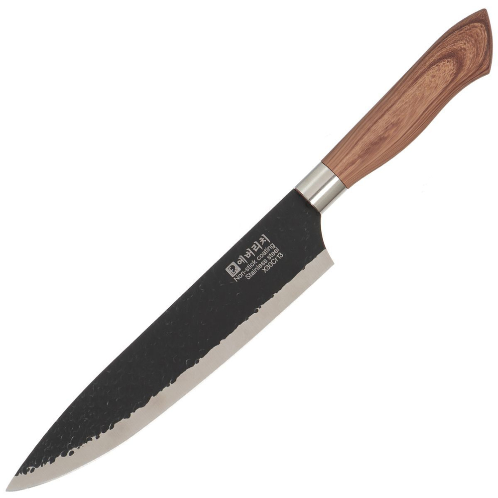 Набор ножей 6 пр, в кор, сталь, рук пласт, Дерево, Y189