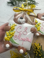 Имбирные пряники на 8 марта вкусный подарок