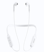 Bluetooth - гарнитура DENMEN DL01, вкладыши, BT5.0, 90mAh White