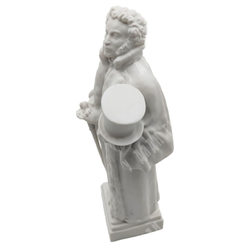 Суворов А. А. Пушкин на прогулке. Бисквит. Дмитровский фарфоровый завод в Вербилках, СССР, 1930