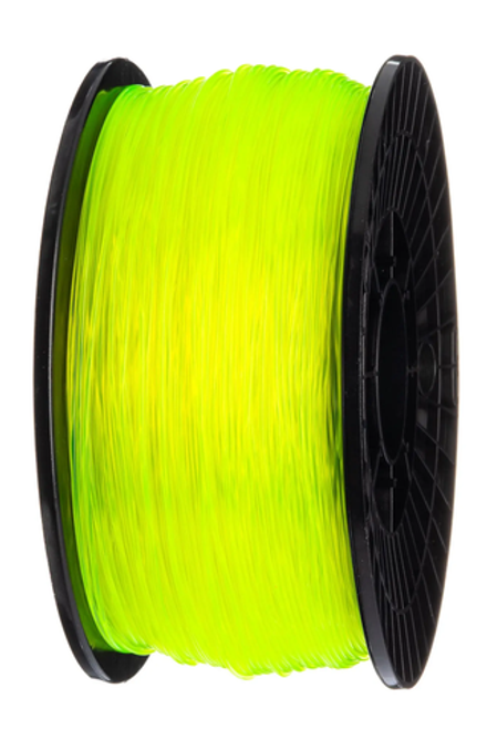 SBS GLASS нить (пластик) Неоновые огни флуоресцентная салатовый для 3D принтера и ручки 1,75мм (1кг)