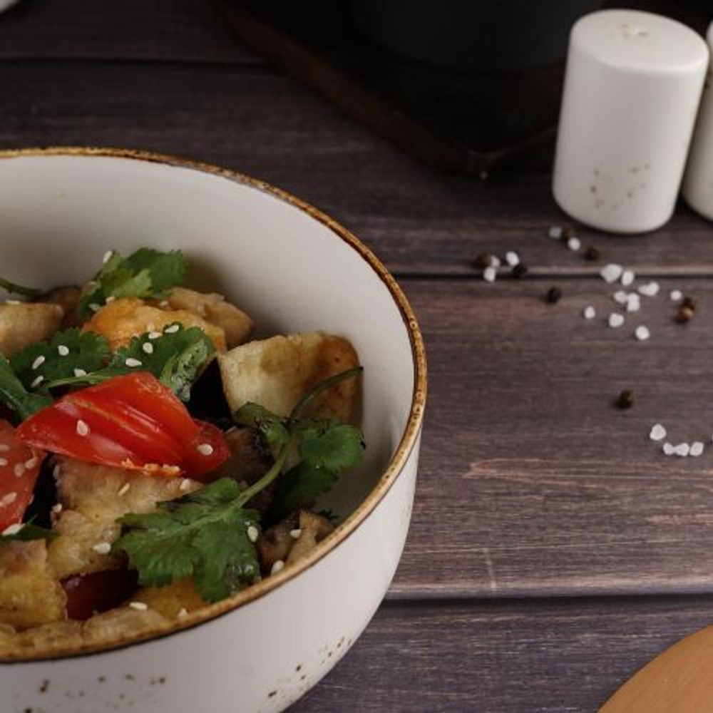 Салатник d=16 см, 750 мл, h=5,5 см, фарфор "NOBLE" серия "Grace"