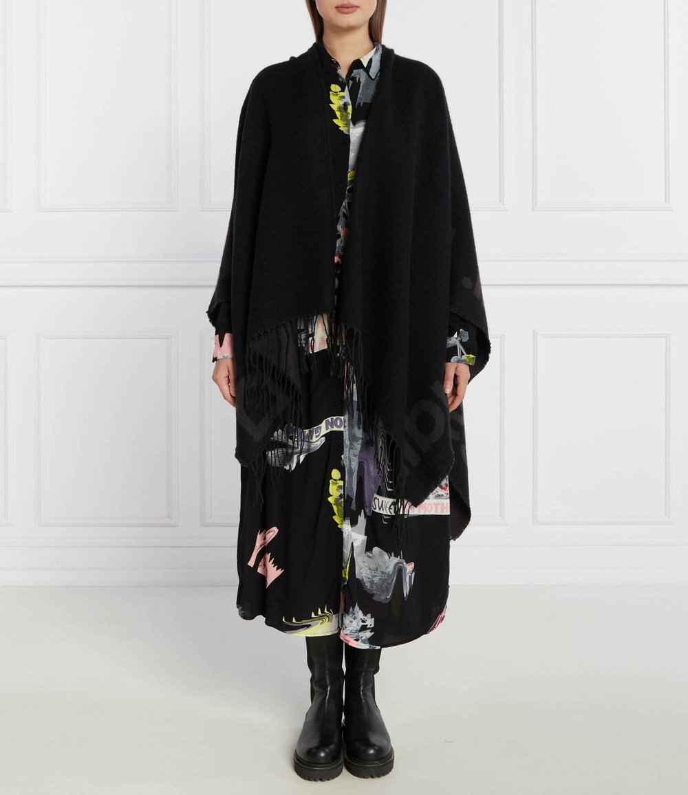 Пончо Desigual - черный(23WAIA14)