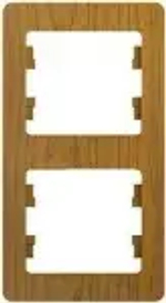 GLOSSA 2-постовая РАМКА, вертикальная, ДУБ
