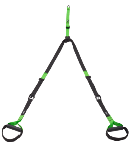 Петли тренировочные FA-701, ярко-зеленый/черный