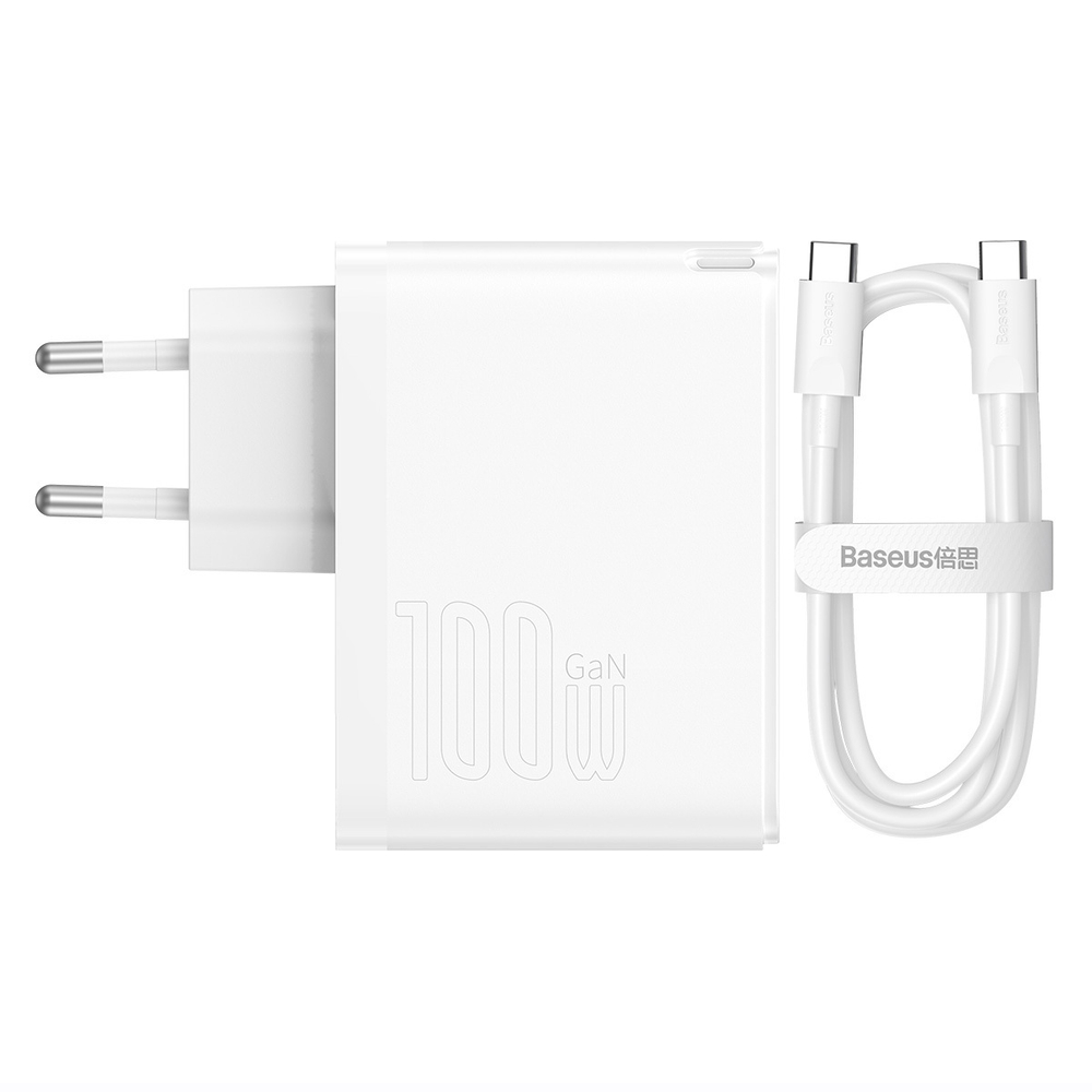 Зарядное устройство Baseus GaN5 Pro Fast Charger C+U 100W - White